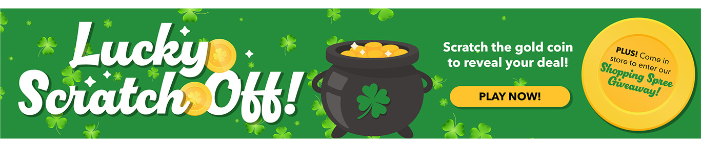 Scratch the gold coin to reveal your deal!